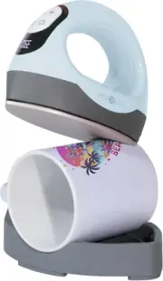 Mini Heat Press - 3 in 1 Heat Press Machine for T-Shirts Mugs Hats with Customiz