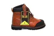 CACTUS FOOTWEAR 628 LIGHT BROWN OIL RESISTANT WORK BOOT MAXIUM COMFORT MEN'S