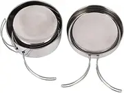 BESPORTBLE 4-Piece Stainless Steel Pot Set for Camping Hiking BBQ Picnic Outdoor Cooking Pan Mess Kit Compact Camping Cookware