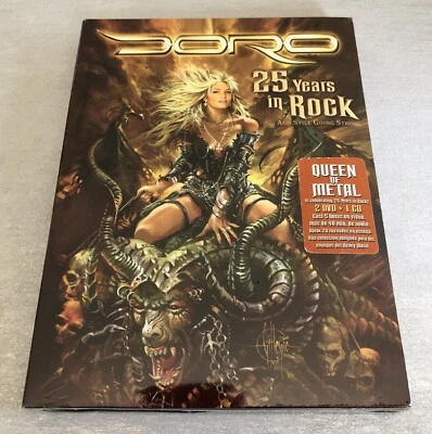 DORO - 25 Years In Rock 2 x NTSC DVD & 1 CD Set (Nuclear Blast, 2010)