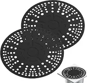 Bathtub Drain Stopper Hair Catcher - Sink Drain Strainer Hair Catcher,Anti-Clog Sink Accessories for Restroom Kitchen RV Plumbing Apartment Bathroom