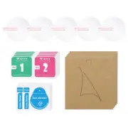 5pcs Watch Glass Screen Protector 39mm High AL Tempered Glass Anti-Blue Light