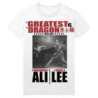 在飛比找蝦皮購物優惠-男式棉質 T 恤 Bruce Lee The Dragon 