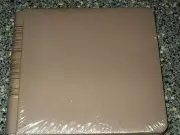 CREATIVE MEMORIES "Mocha Tan Coffee-Striped Spine"7x7 Album w/Pages 12/24 SEALED