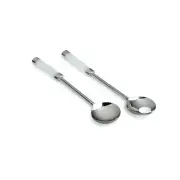 Onyx Salad Serving Set Cutlery Spoon Nickel Silver Kitchen Dining Utensils