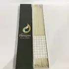 Vintage MCM Paragon Tiny Taper Candles Hand dipped White Set of 12-16" USA New