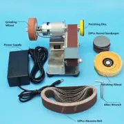 Electric Belt Sander Polishing Machine Grinding Wheel Fixed Angle Sharpener