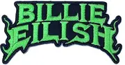 Billie Eilish Patch Flame Green Official 9x5cm Accessory Size