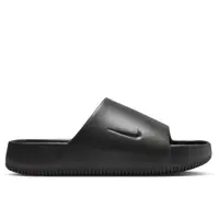 在飛比找蝦皮商城優惠-NIKE CALM SLIDE BLACK 麵包拖鞋 黑【A