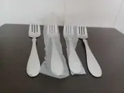 4 Salad Forks Oneida AVONDALE China 7 10 Stainless NEW 7 1/8"