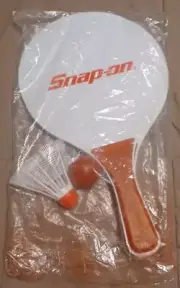 Snap On Tools Collectible Paddle Ball Set W/Ball & Birdie