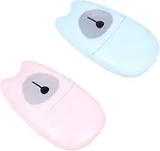 Mini Portable Soap Sheets 4 Boxes 50 Sheets Each for Travel Camping BBQ Office Home