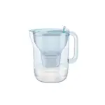 (活動贈品)BRITA STYLE XL永續版純淨濾水壺+2入全效型濾芯 顏色藍/綠隨機