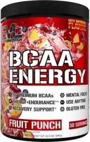 EVL EVLution Nutrition BCAA Energy Amino Acid Pre Workout - Fruit Punch