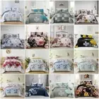 Floral Leaves Coverlet Bedspread Set Quilted Queen King Size Bed Patchwork Soft