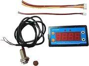TENOL Digital LED Tachometer RPM Speed Meter Filtering Practical Digital Motor Tachometer for Inspection Machine Lathes