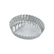 SALE Fluted Tart Pan 95x18mm Guery Fixed Base Quiche Cake Flan Pie Tin Baking
