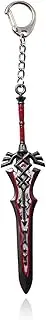 [Yonitarra] Zelda Sword Keychain Merch Link's Royal Guard's Broadsword Keychain Game Peripheral Fan Cosplay Accessories, Black 02