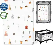 BJV Pack and Play Mattress, 38"x26" Pack N Play Mattresses, Playpen Mattress, High Density Foam Pack and Play Mattress Pad