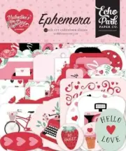 ECHO PARK "VALENTINE'S DAY" EPHEMERA LOVE ROMANCE SCRAPJACK'S PLACE