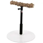 Natural Material Perch Stand, Supports Healthy Bird Habits and Relaxation Multi 98x30cm