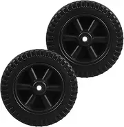 FONDOTIN Universal Grill Kit 6 Inch Cooler Wheels Replacement Set High Load Capacity Black