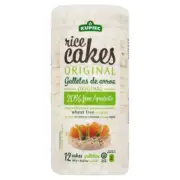 Kupiec Rice Cakes Original Wheat Free Vegan Gluten Free (3-Pack) Free Shipping!