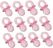 Generic 200pcs Mini Nipple Ornament Party Supplies Pacifiers Bulk Ornaments Decorations Mini Pacifiers Shower Game Shower Favors Pacifiers Pink Acrylic