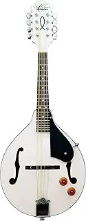 Oscar Schmidt, 8-String Mandolin, White (OM10EWH-A-U)