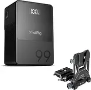 SMALLRIG V Mount Battery VB99, 99Wh / 6800mAh Mini V-Mount Battery with PD 100W USB-C Fast Charging, Compatible with DSLR Camera, Camcorder, Tripod - 5048