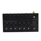 (01)Sound Mixer Ultra Compact Metal Low Noise 6 Channel Stereo Line Mixer IP