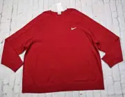 Nike Tiger Woods TW Knit Golf Pullover Sweater DR5291-687 Red MENS SIZE 3XL