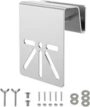 WiTi Gutter Mount, Solar Security Camera Mount, Stainless Steel Bracket Holder, Solar Security Camera Mount, Compatible with Eufy SoloCam S340, and Other Compatible Solar Security Cameras