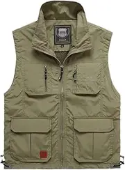 [Generic] Spring And Summer Men's Quick-Drying Breathable Multi-Pocket Mesh Thin Vest Sleeveless Fishing Vest