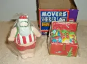 FITZ FLOYD OMNIBUS MOVERS AND SHAKERS SANTA'S SUNKEN TREASURE SALT PEPPER NEW
