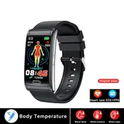 Blood Glucose Monitor Health Smart Watch Men Ecg+Ppg Blood Pressure Measurement Ip68 Waterproof Sport Ladies Smartwatch