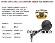 Royal Enfield Black LH Touring Mirror for Meteor 350