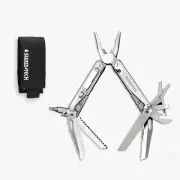Swiss Tech 18-in-1 Multi Tool Folding Pocket Knife Sheath Opener Screw Pliers