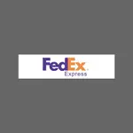 FEDEX 聯邦快遞航空 航空公司 防水3M貼紙120X30 MM