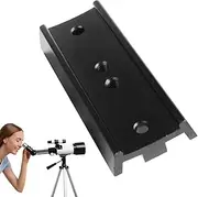 Dovetail Mount, 1/4in Metal 108mm Equatorial Telescope Mount, Finder Scopes Connecting Saddles, Video Stabilizers, Tripod Mounting Baseplate for Tripod Astrophotography