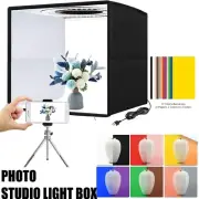 Photo Box 25CM LED Light Tent 144LED Cube Soft Box Room Bar Portable Studio
