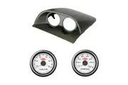 VY VZ Commodore Clip-In Gauge Pod Holder w/ White Volts and Oil Press Gauges