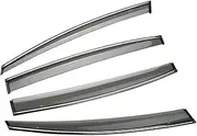 1Set Smoke Window Rain Visor Compatible for Toyota RAV4 2019 XA40 2014 2015 2016 2017 2018 Vent Sun Deflectors Guard Accessories