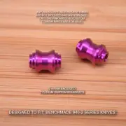 Benchmade 940-2 Osborne Custom Titanium Standoffs Spacers Anodized - PINK
