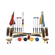 The Championship Croquet Set with Square Headed Mallets