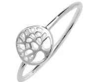 Sterling Silver Ring Tree Of Life 925 Hallmarked Size J - R Brand New Boxed
