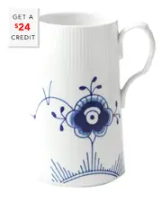 Royal Copenhagen Blue Fluted Mega Modern Jug with $24 Credit