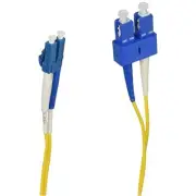 LEGRAND 28950 C2G 5M LC-SC 9/125 DUPLEX SINGLE MODE OS2 FIBER CABLE - YELLOW - 1