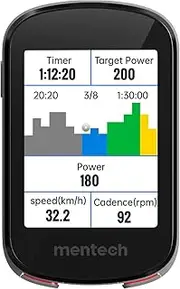 mentech Avant 700 GPS Bike Computer with 2.8" Touchscreen, Dual-Band 5 Satellite Systems, 32GB Storage, IPX7 Waterproof, ANT+/Bluetooth 5.2, for Cycling Navigation & Training