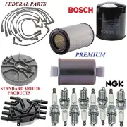 Tune Up Kit Filters Wire Cap Spark Plugs For CHEVY C2500 V8 5.7L; GAS 1996-2000